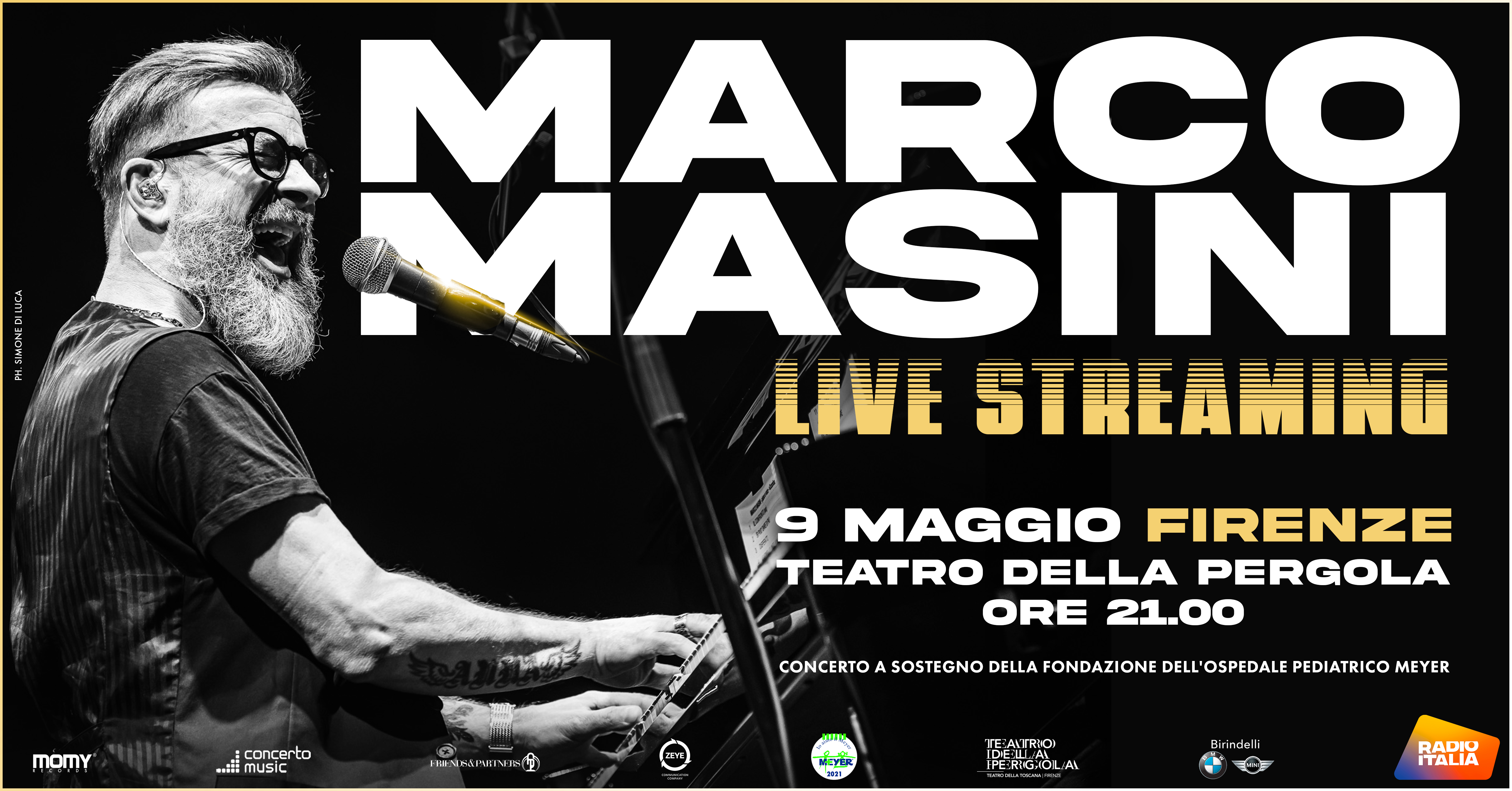 masini, streaming, friends and partners, musica, live, payperlive